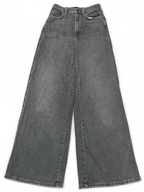 BDG Urban Outfitters A-Wide Leg Jeans High Waist Denim Beige Size 27